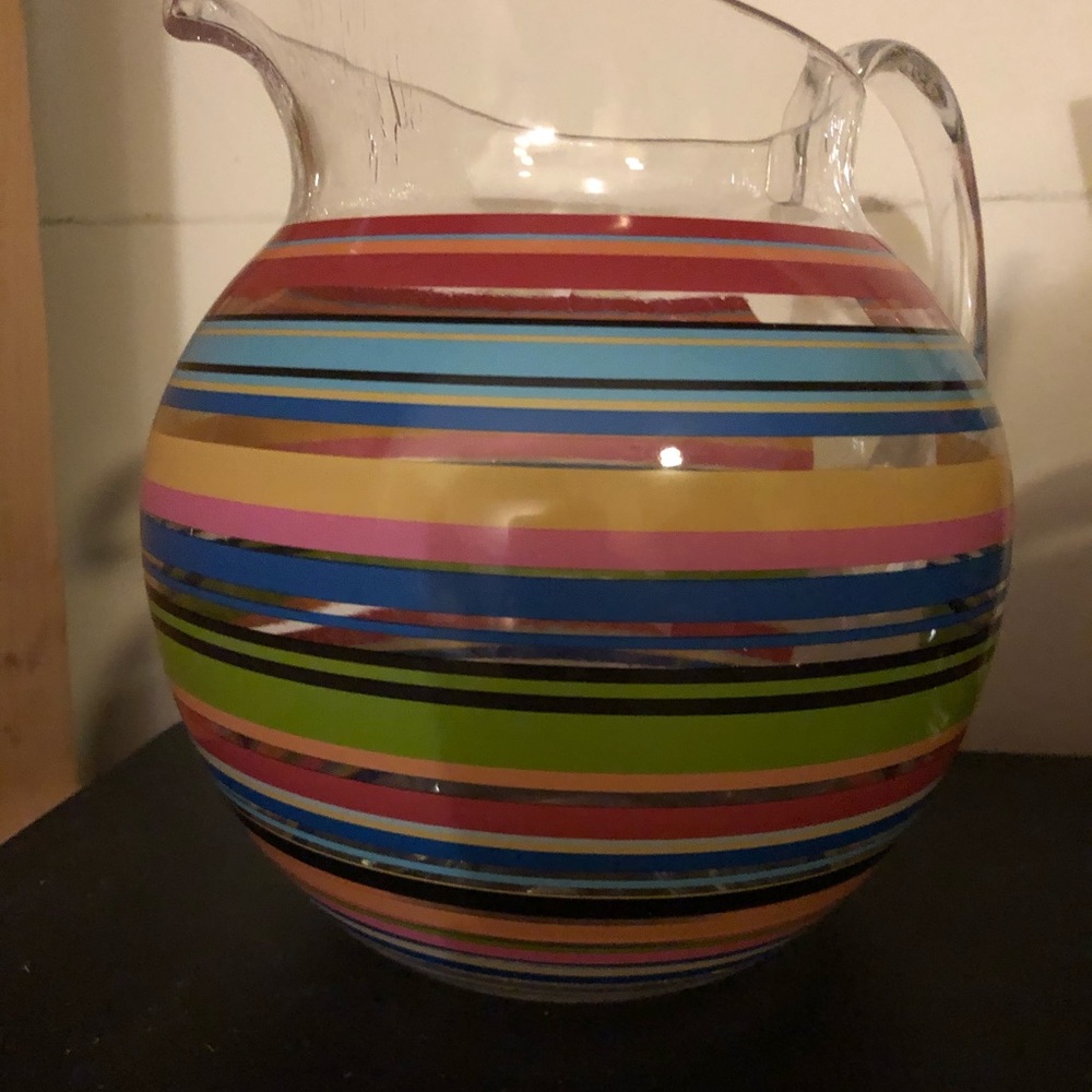 Pottery Barn Espadrille patio drink set - Picture 2 of 8
